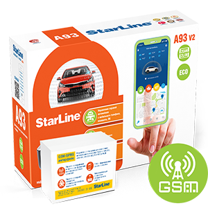 Автосигнализация StarLine A93 V2 2CAN-2LIN GSM ECO